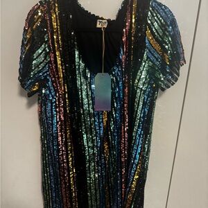 Show Me Your MuMu Multicolor Sequin Dress